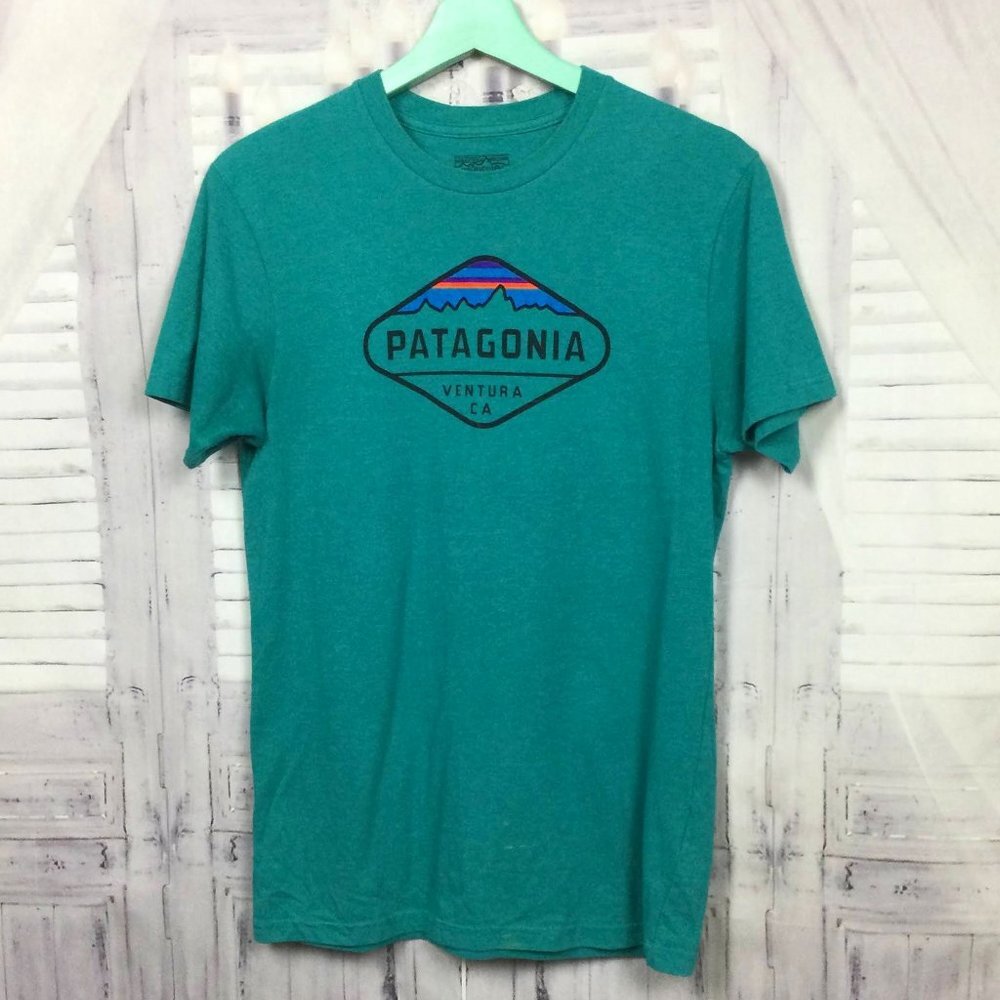 Patagonia Green Slim Fit Short Sleeve Tee S
